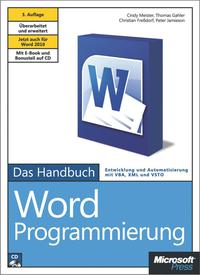 Cover image: Microsoft Word-Programmierung - Das Handbuch 1st edition 9783866454583