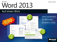 Cover image: Microsoft Word 2013 auf einen Blick 1st edition 9783866458772