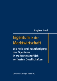 Cover image: Eigentum in der Marktwirtschaft 9783825506155