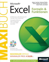 Cover image: Microsoft Excel: Formeln & Funktionen - Das Maxibuch, 2., aktualisierte und erweiterte Auflage 1st edition 9783866452336