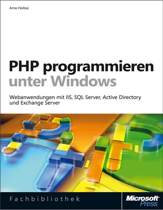 Cover image: PHP programmieren unter Windows 1st edition 9783866454477