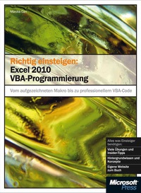 Cover image: Richtig einsteigen: Excel 2010 VBA-Programmierung 1st edition 9783866452145
