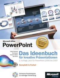 Cover image: Microsoft Office PowerPoint - Das Ideenbuch für kreative Präsentationen, 2. Auflage, jetzt für PowerPoint 2000 bis 2007 1st edition 9783866455252