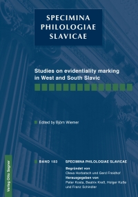 Omslagafbeelding: Studies on evidentiality marking in West and South Slavic 1st edition 9783866885486