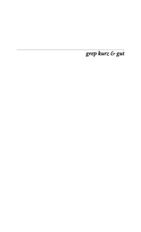 Cover image: grep kurz 1st edition 9783897215504