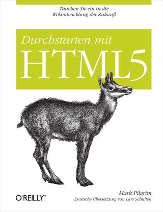 Cover image: Durchstarten mit HTML5 1st edition 9783897215719