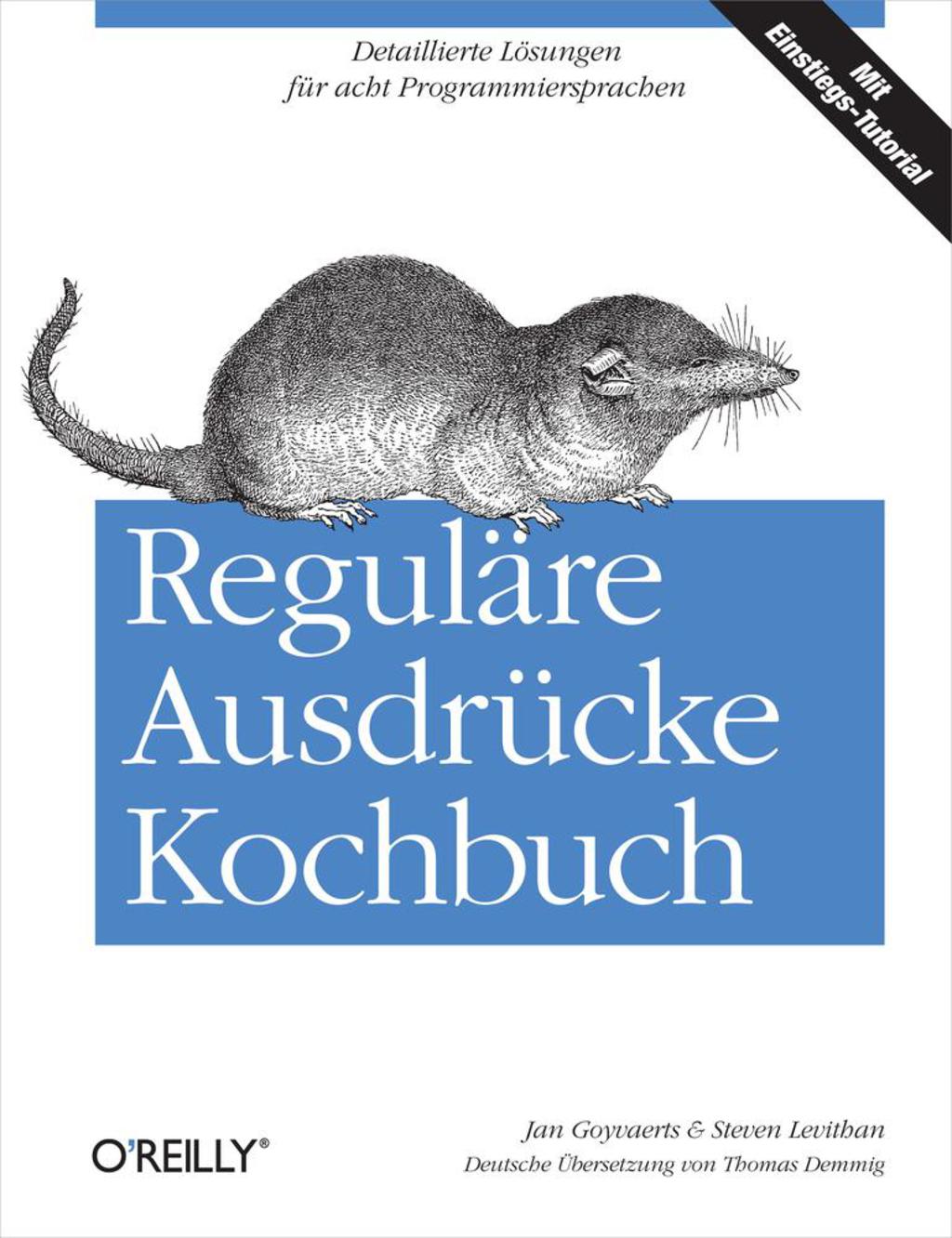 Reguläre Ausdrücke Kochbuch 1st Edition