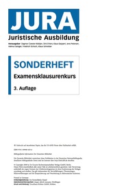 Cover image: Examensklausurenkurs 3rd edition 9783899494556
