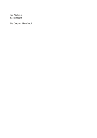 Cover image: Sachenrecht 4th edition 9783899497083