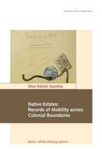 Titelbild: Native Estates: Records of Mobility across Colonial Boundaries 9783905758900