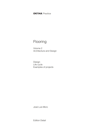 Cover image: Flooring Volume 2 1st edition 9783955533137