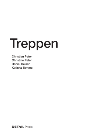 Imagen de portada: Treppen 1st edition 9783955533724