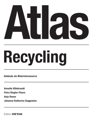 Cover image: Atlas Recycling 1st edition 9783955534158