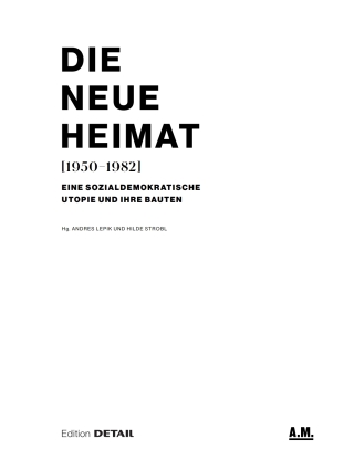 Imagen de portada: DIE NEUE HEIMAT (1950–1982) 1st edition 9783955534769