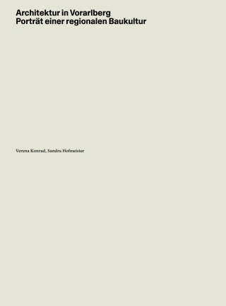 Titelbild: Architektur in Vorarlberg 1st edition 9783955536428