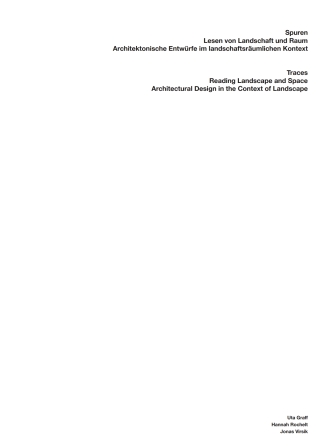 Titelbild: Spuren / Traces 1st edition 9783955536466