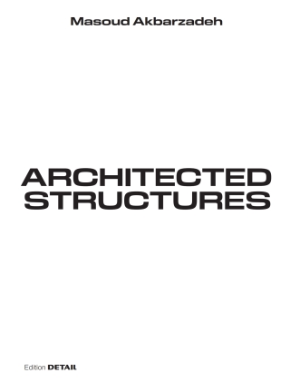 Imagen de portada: Architected Structures 1st edition 9783955536503