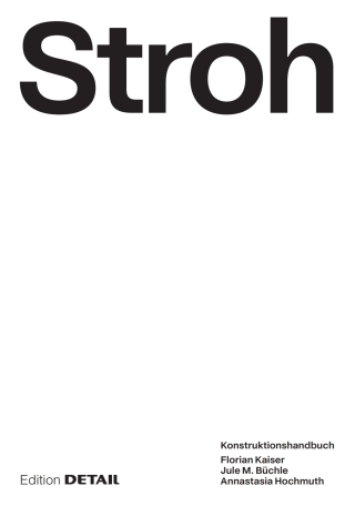 Cover image: Bauen mit Stroh 1st edition 9783955536930