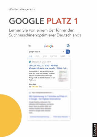 Cover image: Google Platz 1 1st edition 9783959636728