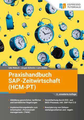 Titelbild: Praxishandbuch SAP-Zeitwirtschaft (HCM-PT) – 2., erweiterte Auflage 2nd edition 9783960122838