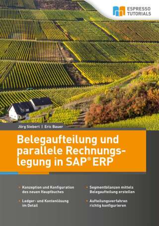 Titelbild: Belegaufteilung und parallele Rechnungslegung in SAP ERP 1st edition 9783960129585