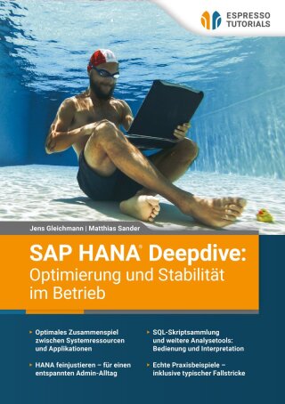 Titelbild: SAP HANA Deepdive: Optimierung und Stabilität im Betrieb 9783960123675