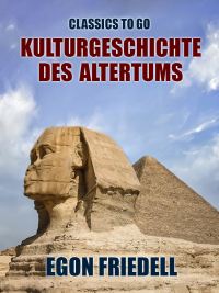 صورة الغلاف: Kulturgeschichte des Altertums 9783965374225