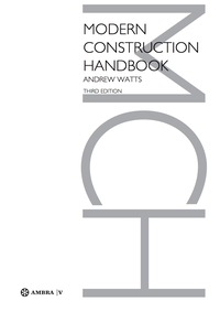 صورة الغلاف: Modern Construction Handbook 1st edition 9783990434543