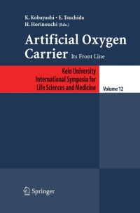 Cover image: Artificial Oxygen Carrier 1st edition 9784431220749