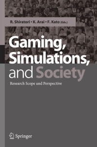 صورة الغلاف: Gaming, Simulations and Society 1st edition 9784431223085
