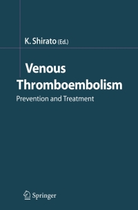 Cover image: Venous Thromboembolism 1st edition 9784431220800
