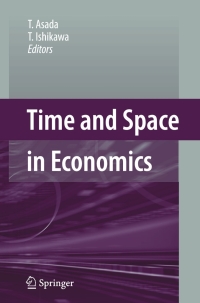 Titelbild: Time and Space in Economics 9784431459774