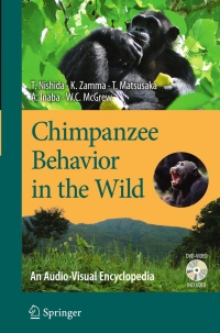 Cover image: Chimpanzee Behavior in the Wild 9784431538943