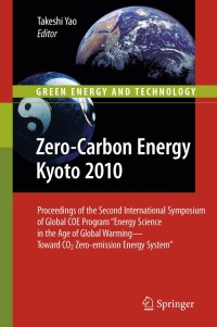Cover image: Zero-Carbon Energy Kyoto 2010 1st edition 9784431539094