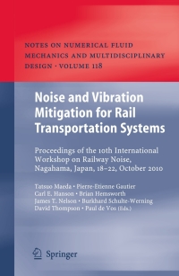 Cover image: Noise and Vibration Mitigation for Rail Transportation Systems 1st edition 9784431539261
