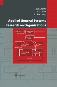 Titelbild: Applied General Systems Research on Organizations 1st edition 9784431201182