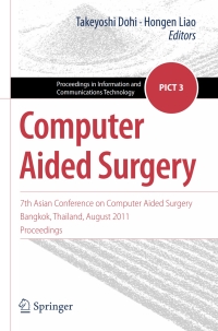 Cover image: Computer Aided Surgery 9784431540939