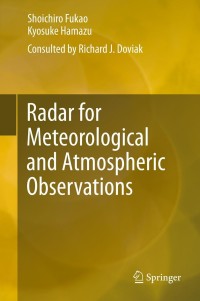 Cover image: Radar for Meteorological and Atmospheric Observations 9784431543336