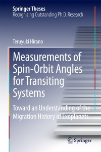 Cover image: Measurements of Spin-Orbit Angles for Transiting Systems 9784431545859