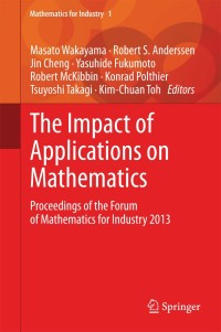 Cover image: The Impact of Applications on Mathematics 9784431549062