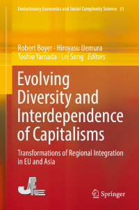 Imagen de portada: Evolving Diversity and Interdependence of Capitalisms 9784431550006
