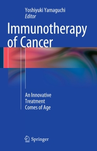 Cover image: Immunotherapy of Cancer 9784431550303