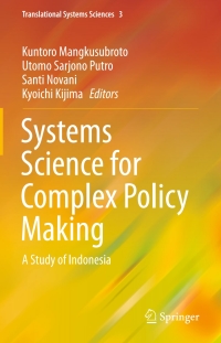 Cover image: Systems Science for Complex Policy Making 9784431552727