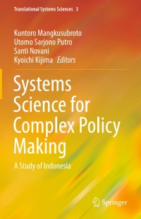 Imagen de portada: Systems Science for Complex Policy Making 9784431552727