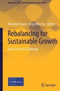 Cover image: Rebalancing for Sustainable Growth 9784431553205