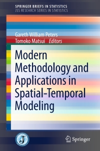 Titelbild: Modern Methodology and Applications in Spatial-Temporal Modeling 9784431553380