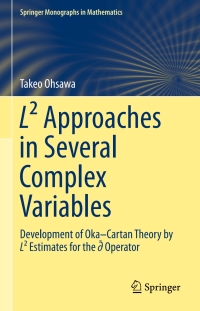 Imagen de portada: L² Approaches in Several Complex Variables 9784431557463