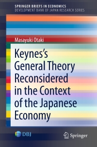 Cover image: Keynes’s  General Theory Reconsidered in the Context of the Japanese Economy 9784431559139