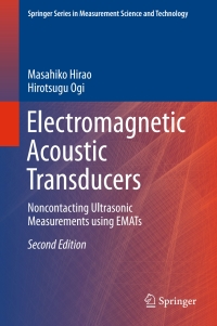 Cover image: Electromagnetic Acoustic Transducers 2nd edition 9784431560340