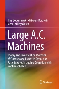 表紙画像: Large A.C. Machines 9784431564737